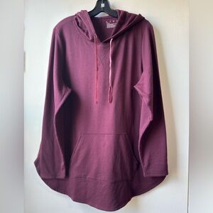 Livi Active Women's Hoodie Sweatshirt - Burgundy